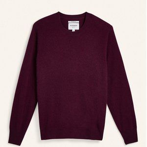 Hudson North Cashmere Classic Crewneck Sweater